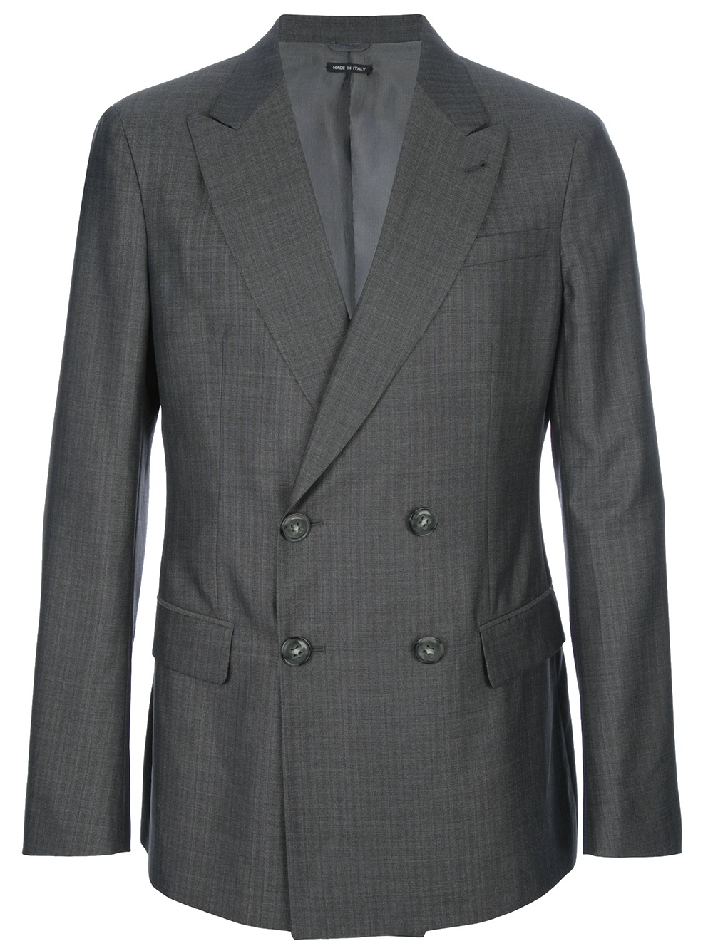 Giorgio Armani Men's Solid Wool-Silk Suit | Neiman Marcus