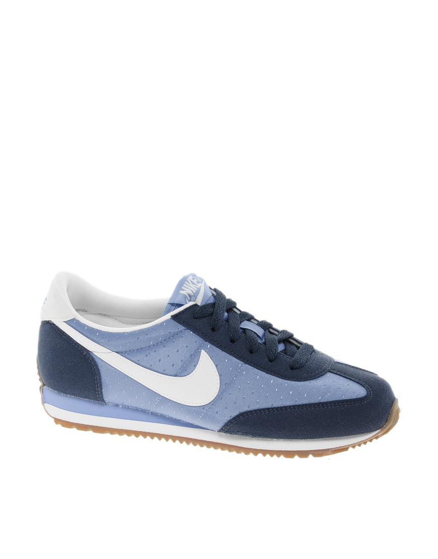 Nike Oceania Textile Low Blue Trainers | Lyst