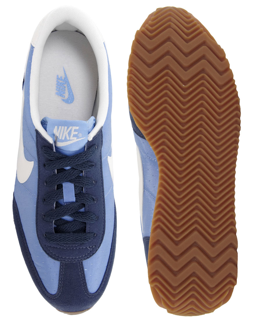 Nike Oceania Textile Low Blue Trainers - Lyst