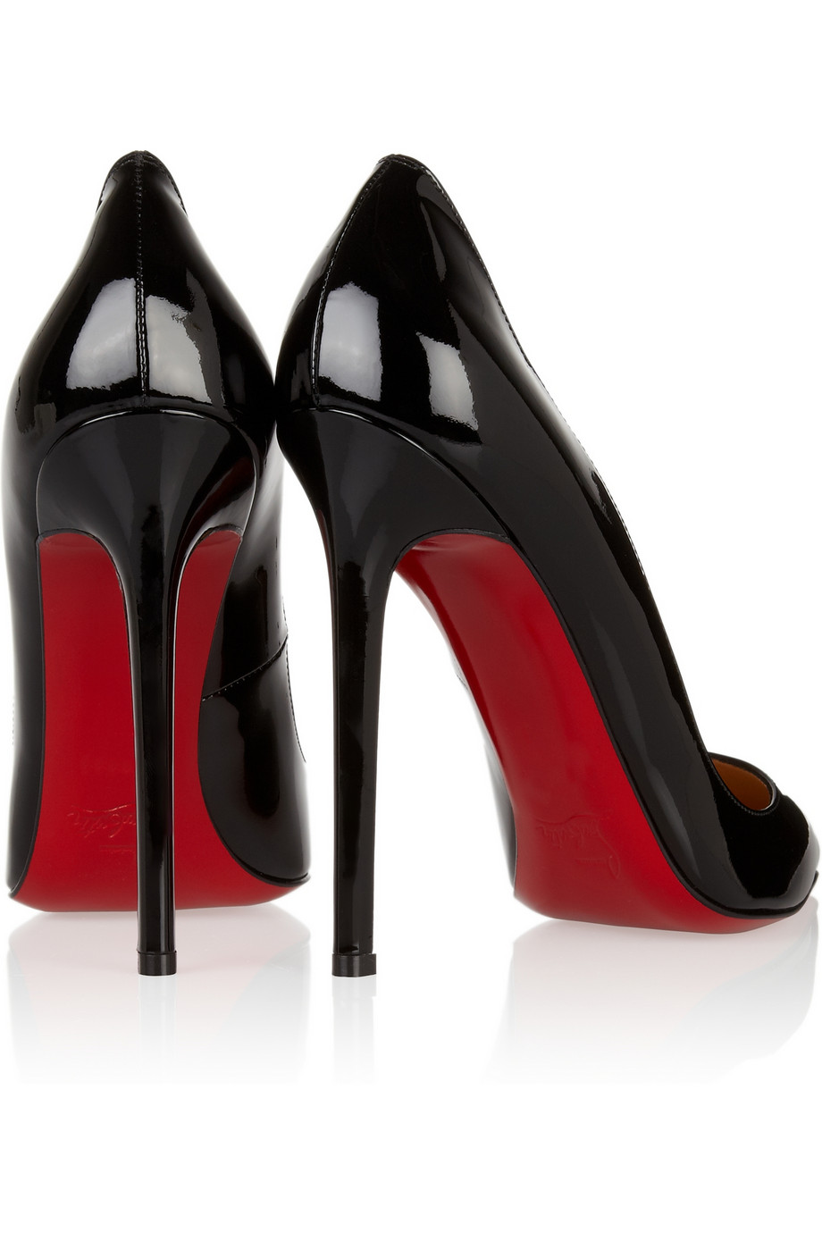 Christian Louboutin The Pigalle 120 Patent-Leather Pumps in Black - Lyst