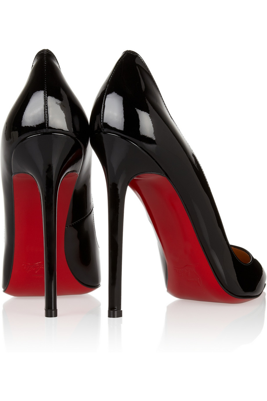 christian louboutin new simple pump 120 patent calf