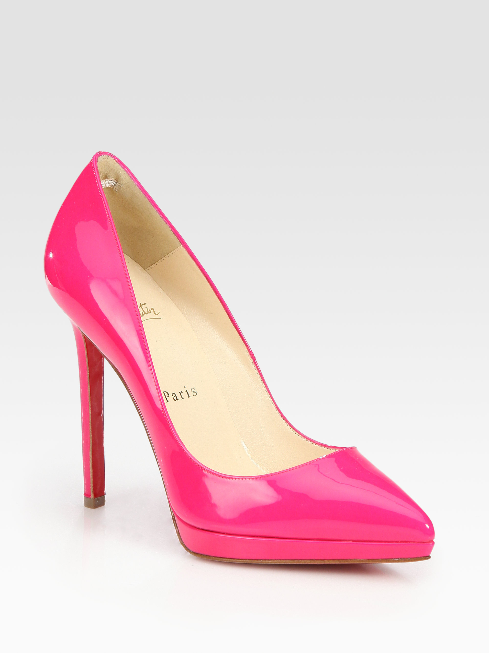 pigalle plato 100 platform leather pumps