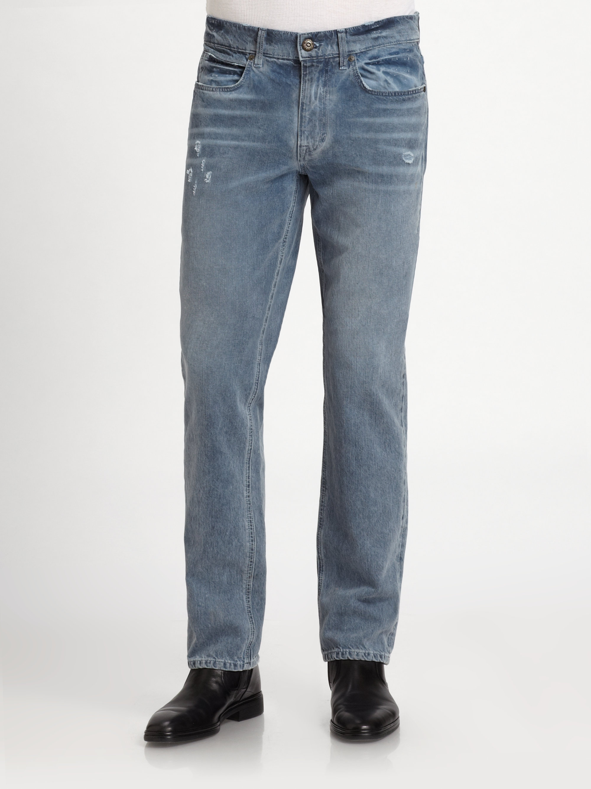 Joe's jeans Brixton Slimstraight Distressed Jeans in Blue for Men ...