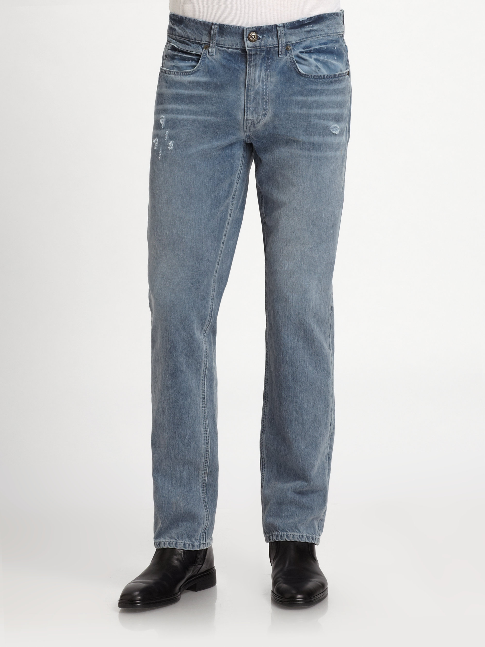 Joe's jeans Brixton Slimstraight Distressed Jeans in Blue for Men