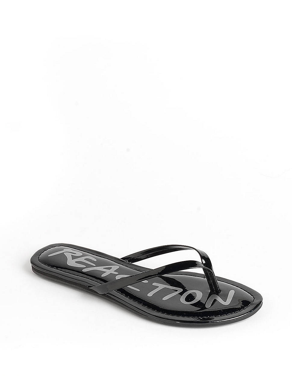 Kenneth Cole Reaction Tiki Harbor Thong Sandals in Black - Lyst