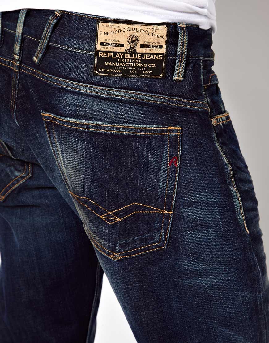 replay blue jeans mfg co