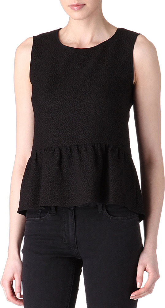 sandro peplum top