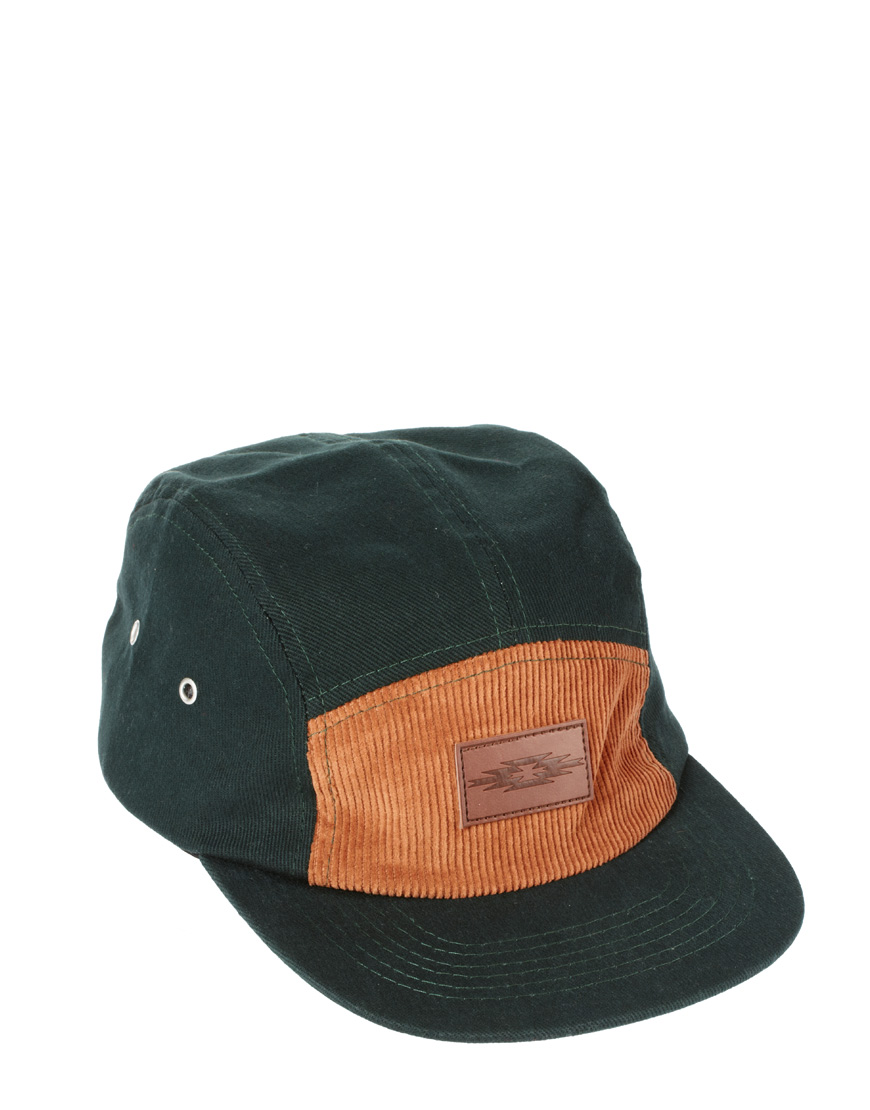 Lyst Asos 5 Panel Cap with Cord Front Panel in Natural for Men