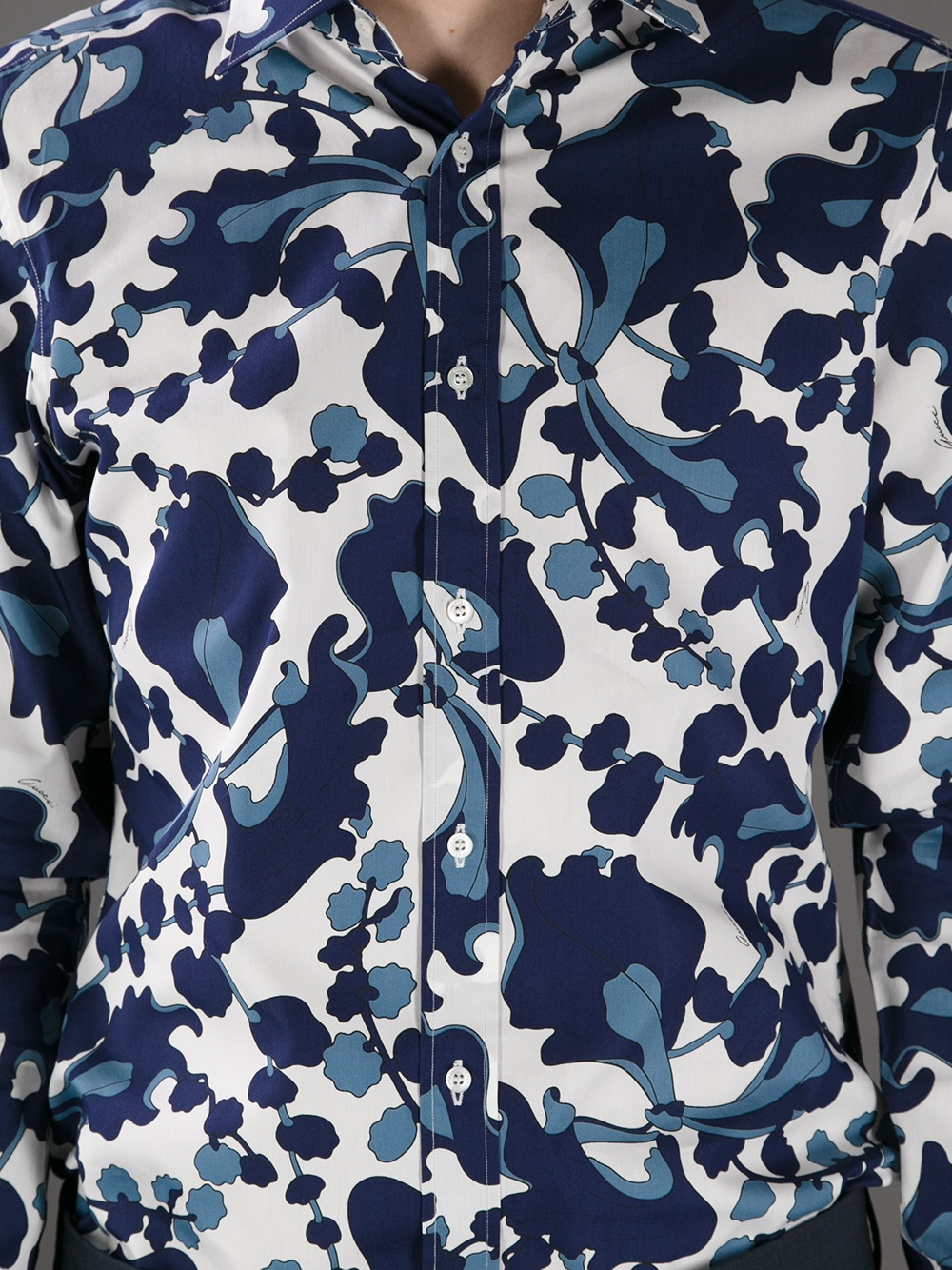 Lyst - Gucci Floral Print Shirt for Men