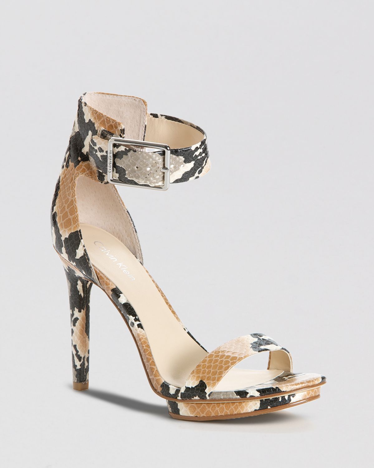 calvin klein high heel sandals