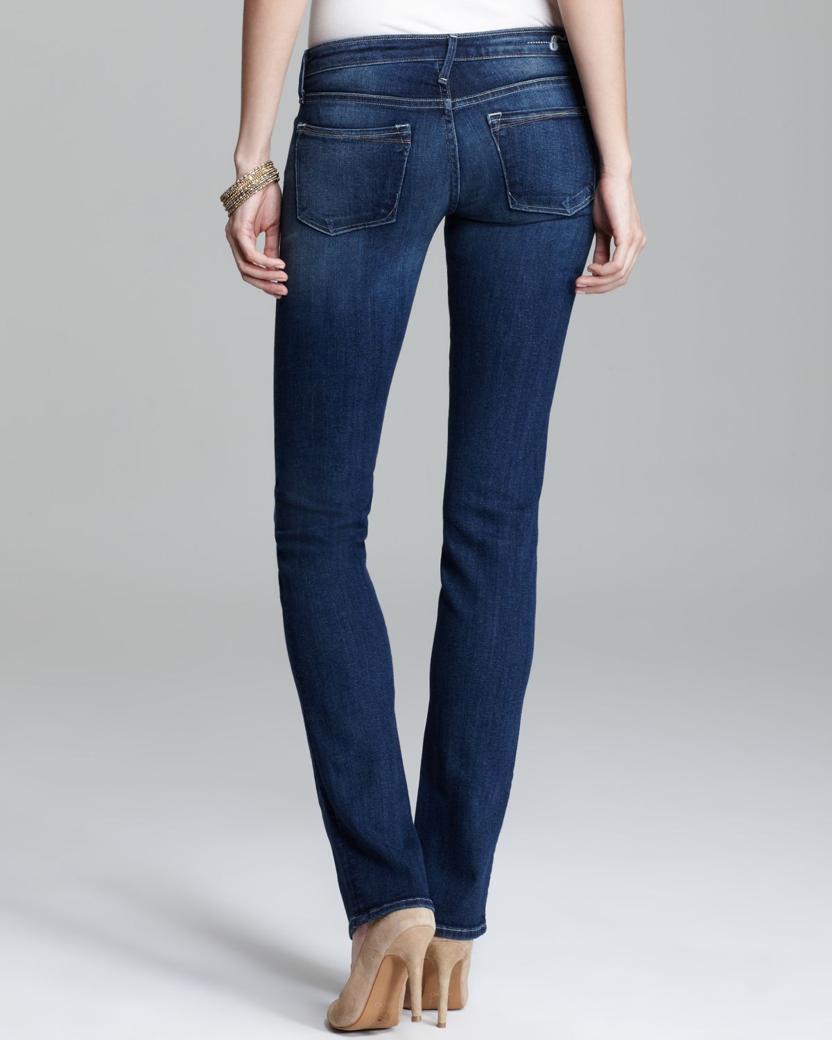 Earnest sewn Jeans Decca Straight Leg in Anja in Blue | Lyst