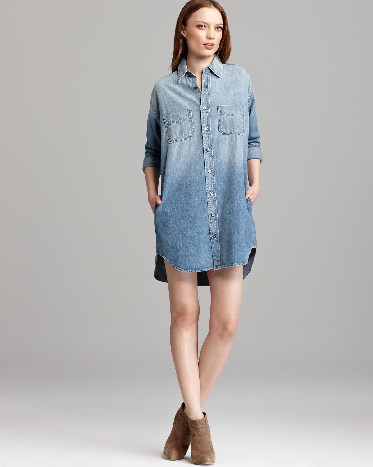 Women's Floral Button Down Shirt - Long Sleeves / Round Neckline Dresses. Whether you're dressing up for a special occasion or dressing down for a #NetflixAndChill, a girl really can't have too many dresses. GoJane carries them all — minis, midis, maxis; sexy dresses and bohemian frocks; club dresses that show off your best assets and floor-length, goddessy gowns fit .