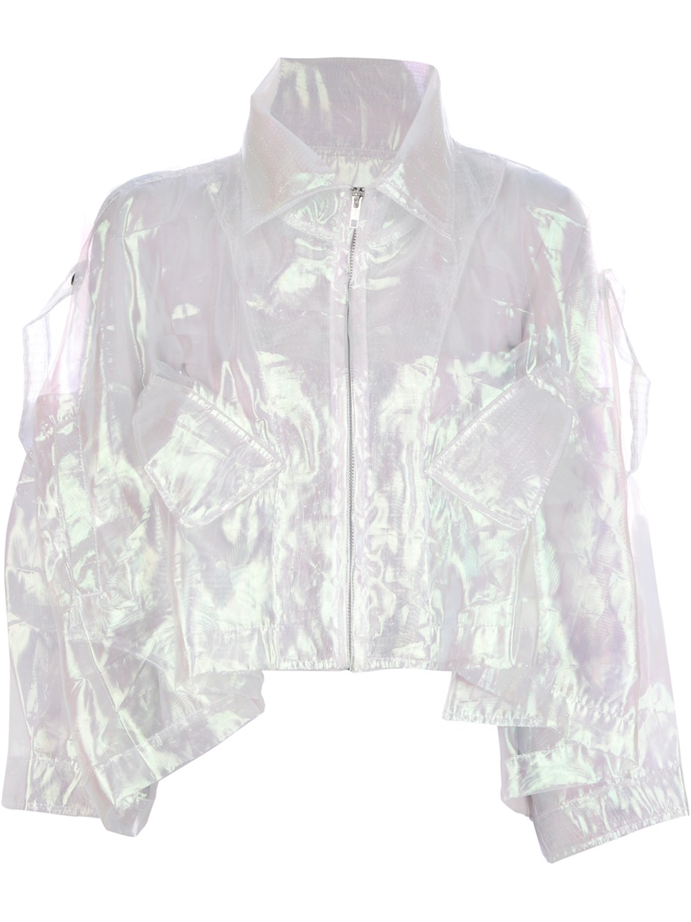 transparent puffer jacket
