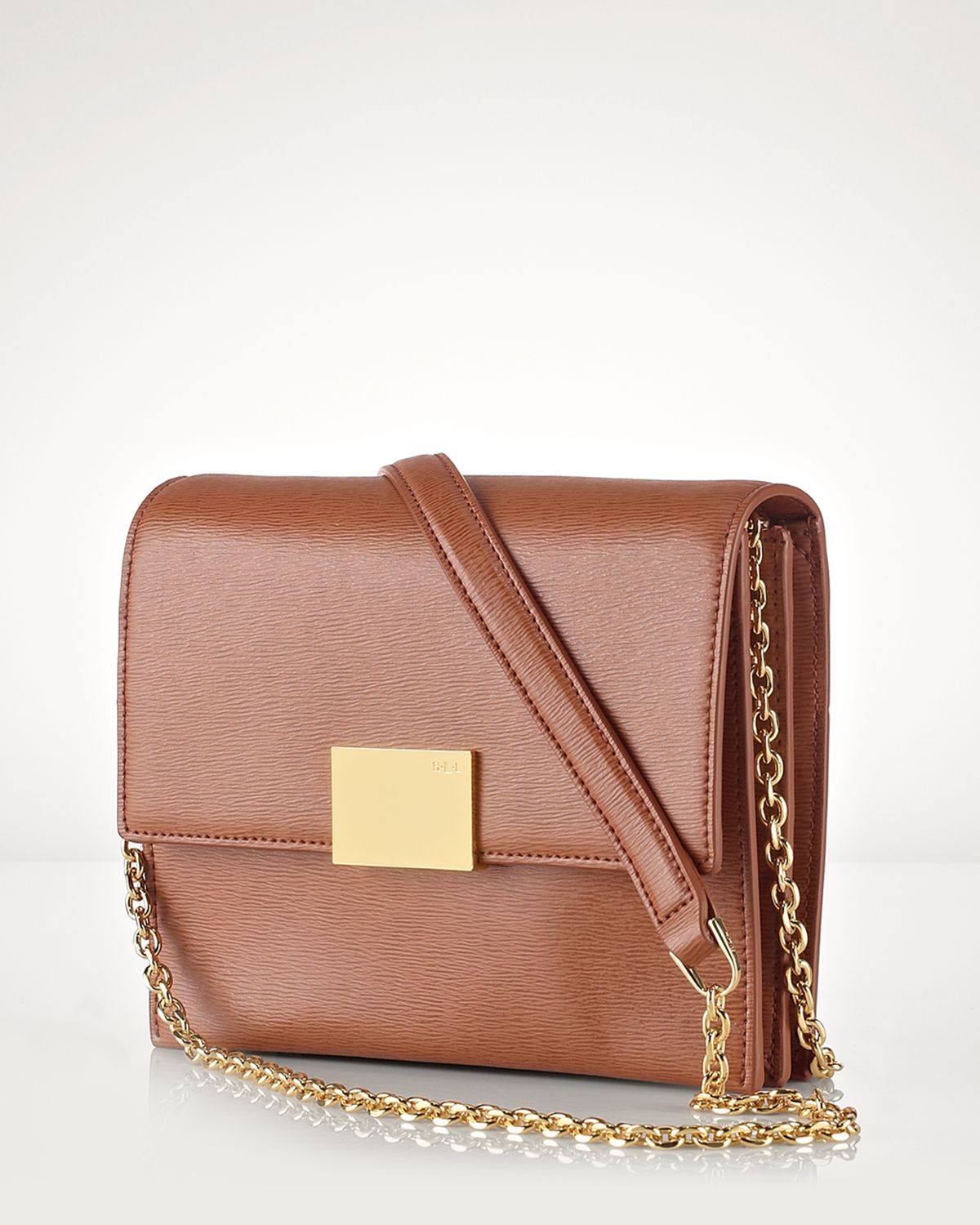 Lyst Lauren By Ralph Crossbody Newbury Small In Brown Gallery