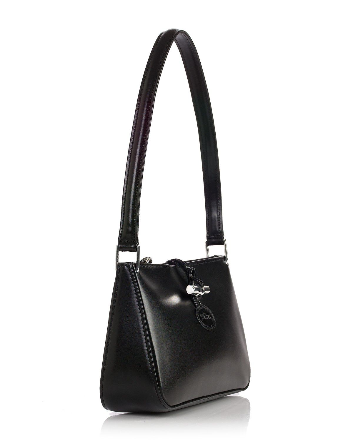 Lyst Longchamp Roseau Shoulder Bag In Black Gallery Previously Sold At Bloomingdale S Women Longchamp Roseau