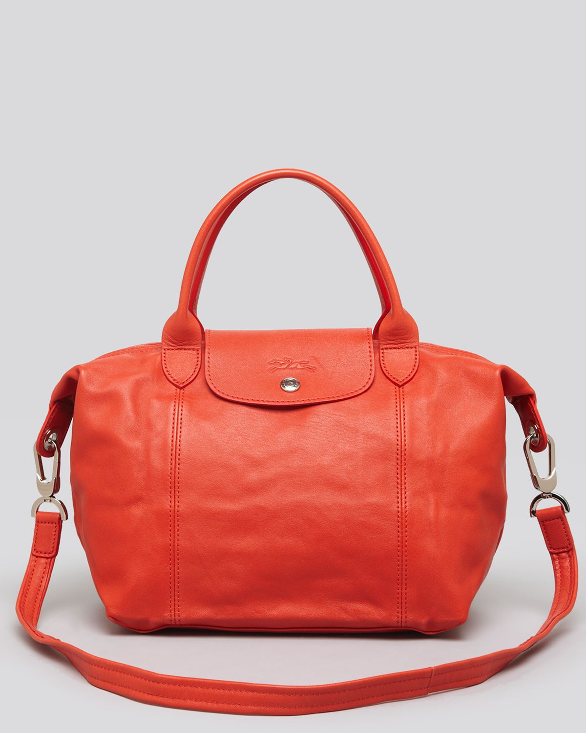 longchamp shoulder bag leather
