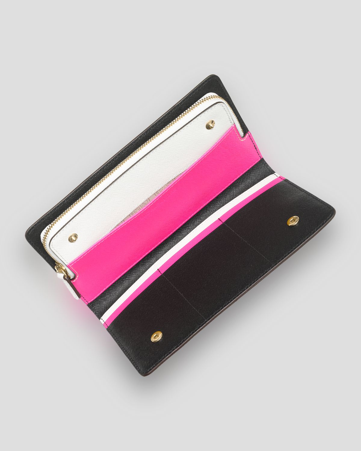 MICHAEL Michael Kors Wallet Large Snap in Pink | Lyst
