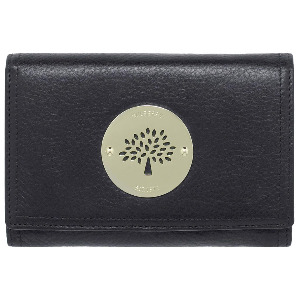 Mulberry Wallet in Black, Leather | Handbag Clinic