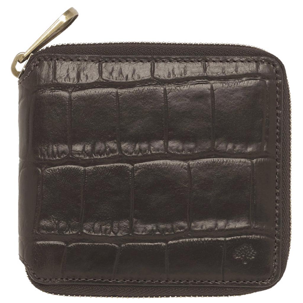 Lyst - Mulberry Mens Zip Around Wallet in Black