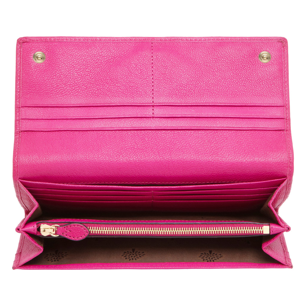 Mulberry Continental Wallet in Pink - Lyst