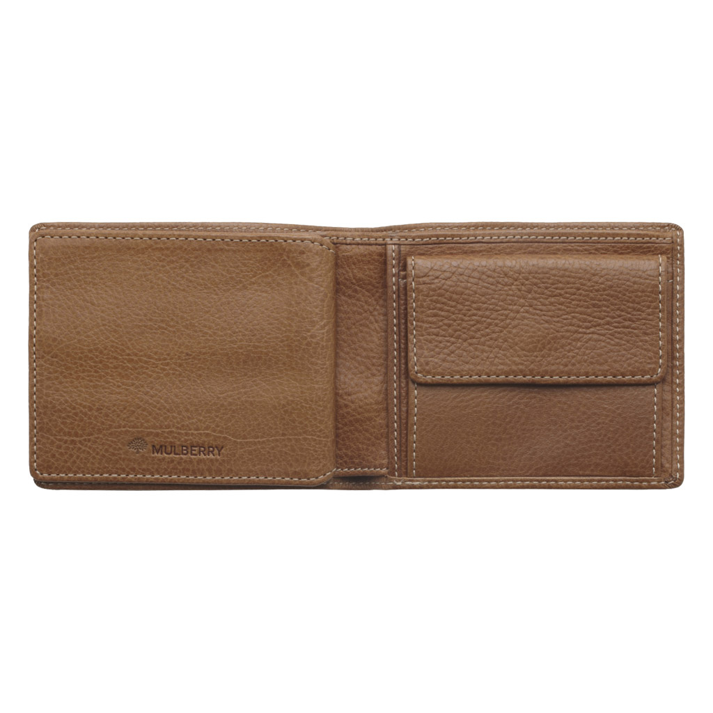 Mulberry 8 Card Coin Wallet in Oak Natural Leather (Brown) for Men 