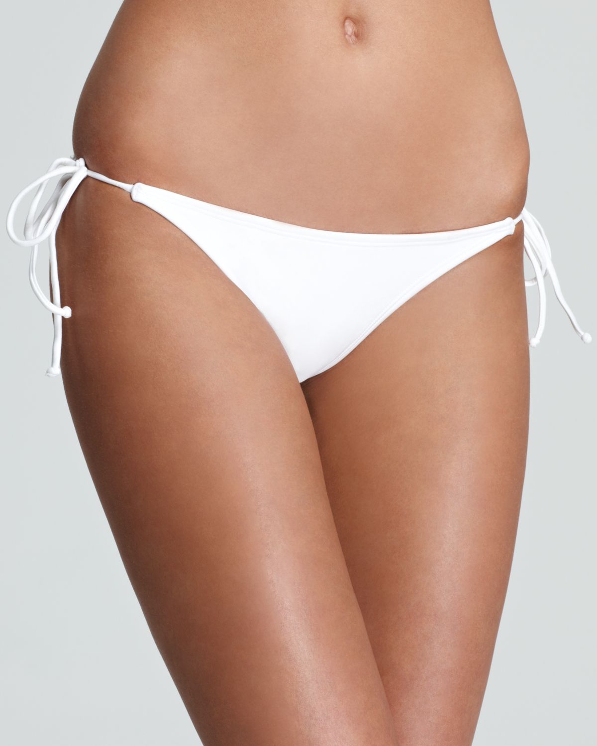 white tie bikini bottoms