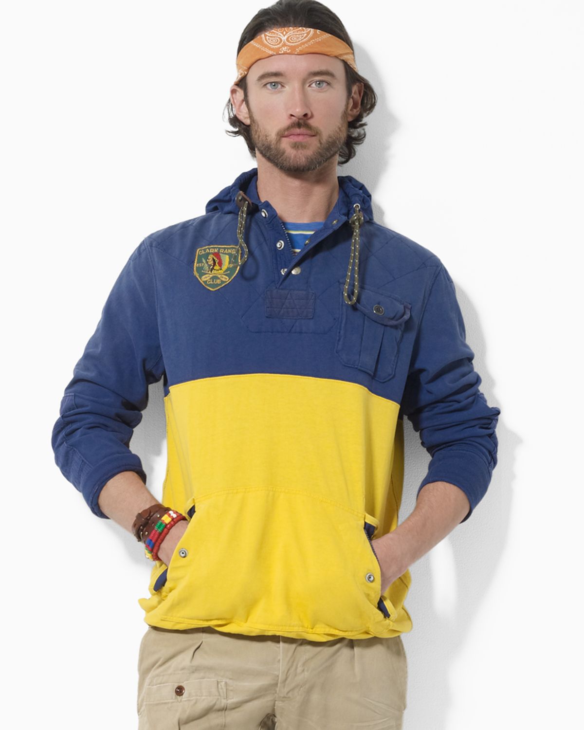 polo ralph lauren hoodie yellow