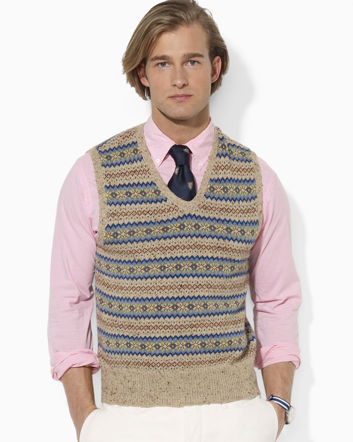 polo ralph lauren fair isle sweater vest