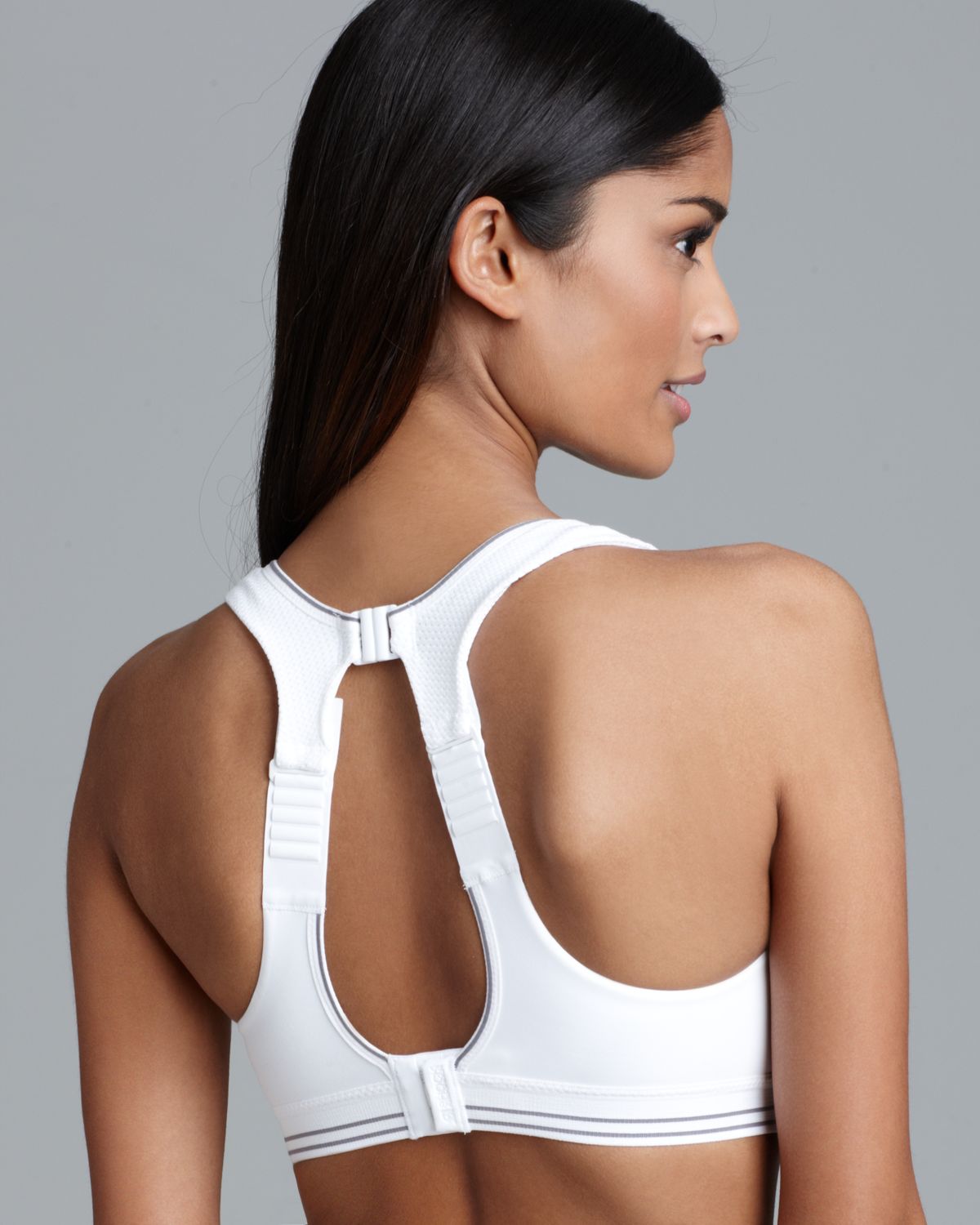 shock absorber ultimate run bra white