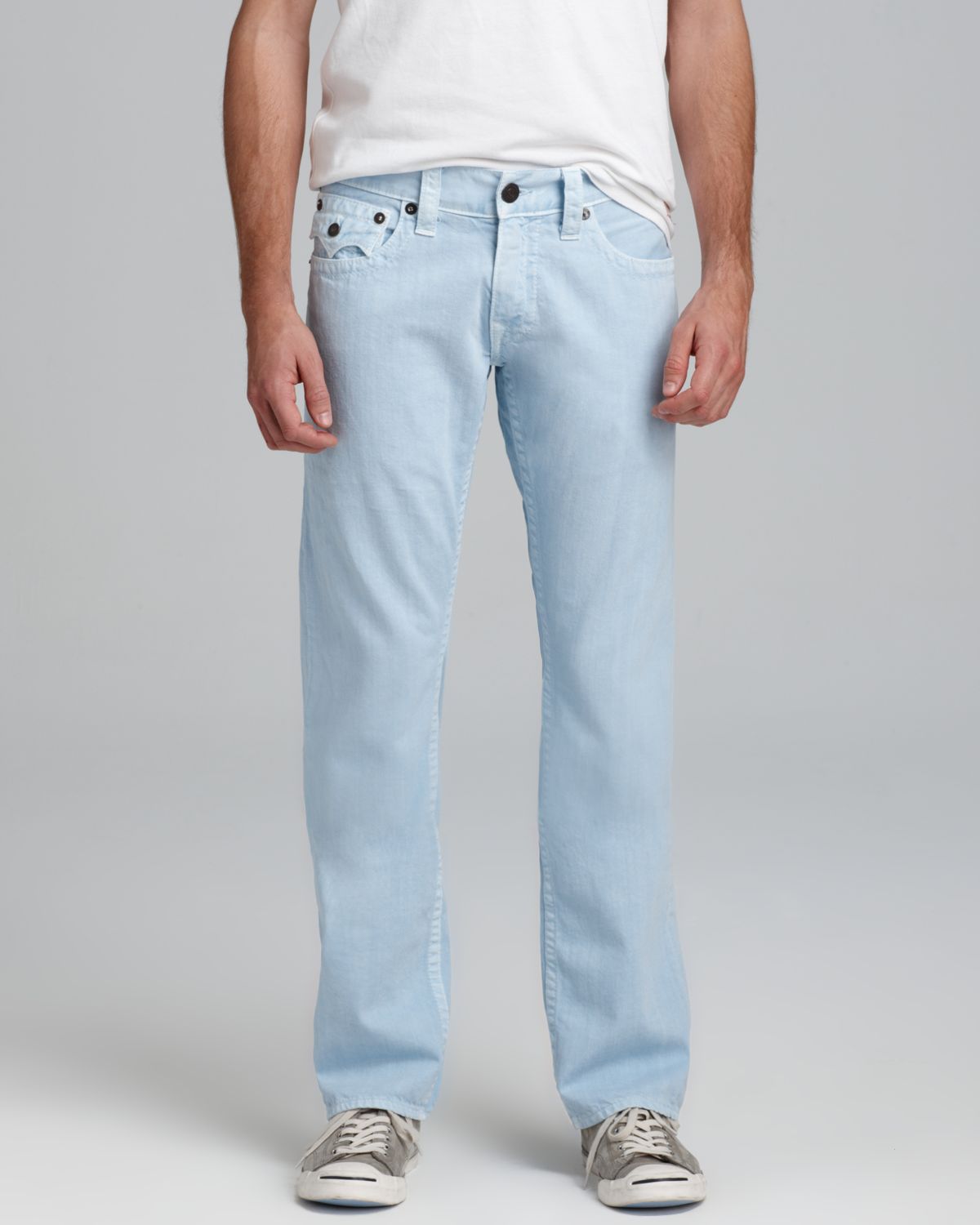 light blue true religion jeans mens