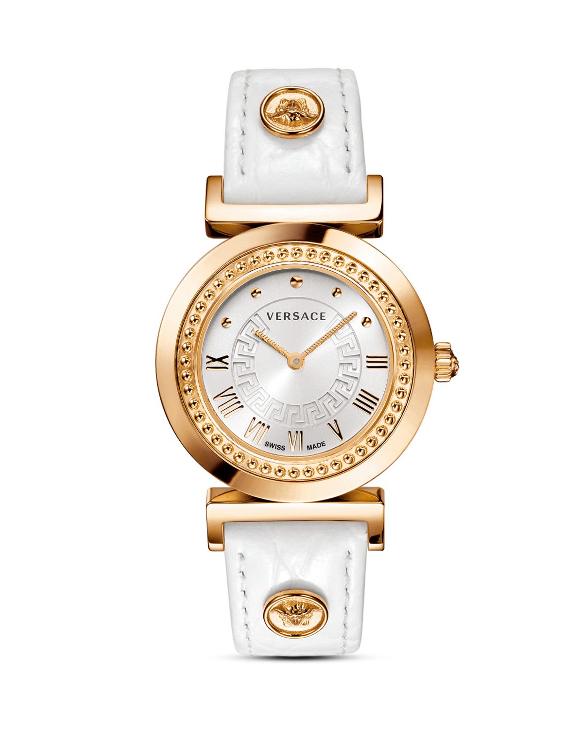 Versace Vanity Watch, 35mm in Pink (rose gold/white) Lyst