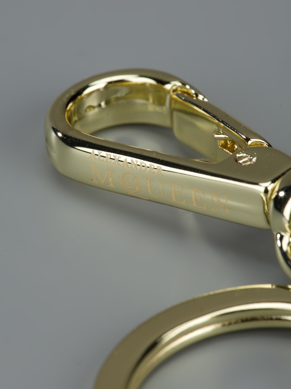 Lyst Alexander Mcqueen Skeleton Key Ring in Metallic for Men
