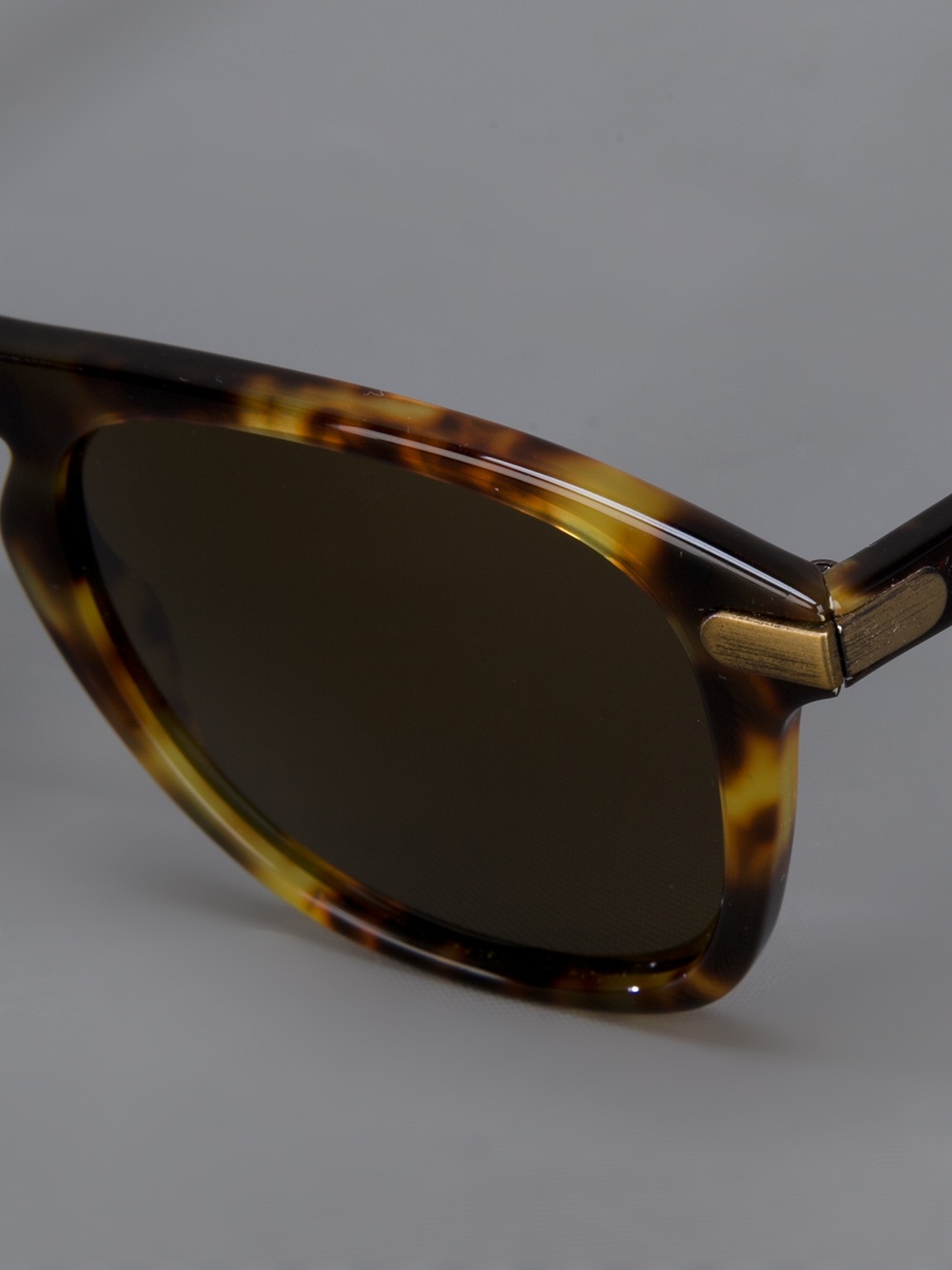 Bottega Veneta Tortoise Shell Sunglasses In Brown For Men