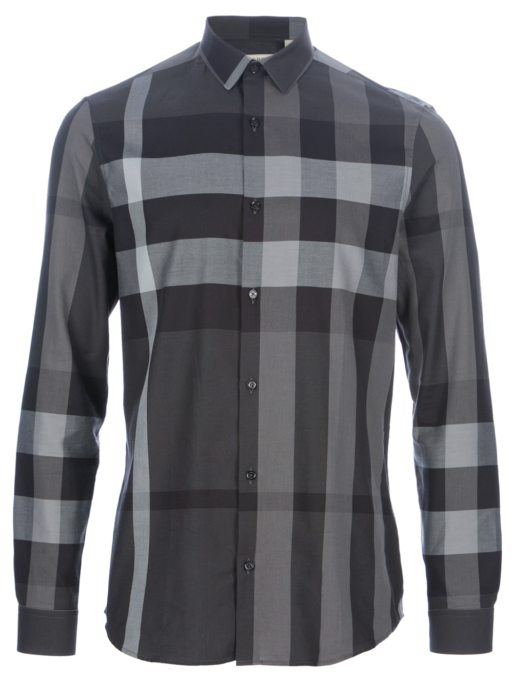 gray burberry shirt