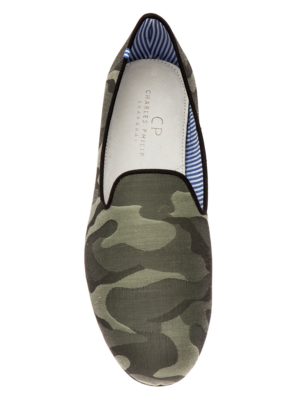 camo mens loafers