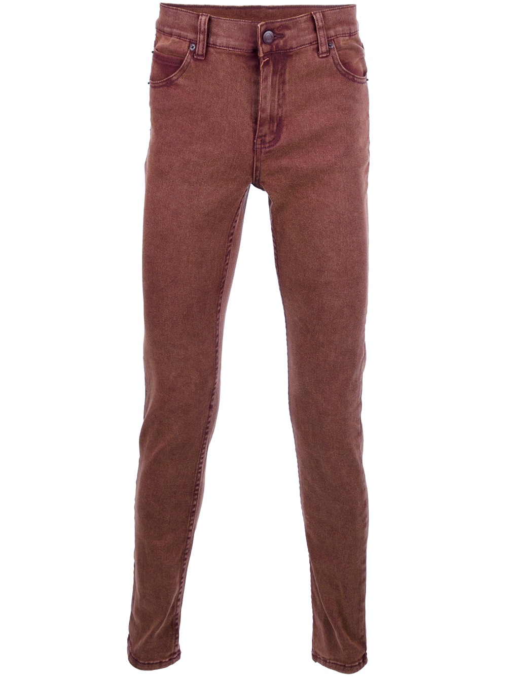 Lyst Cheap monday Skinny Jeans in Brown for Men