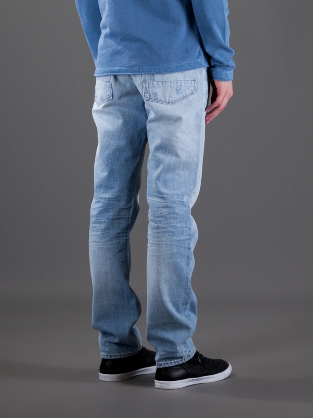 stone washed jeans
