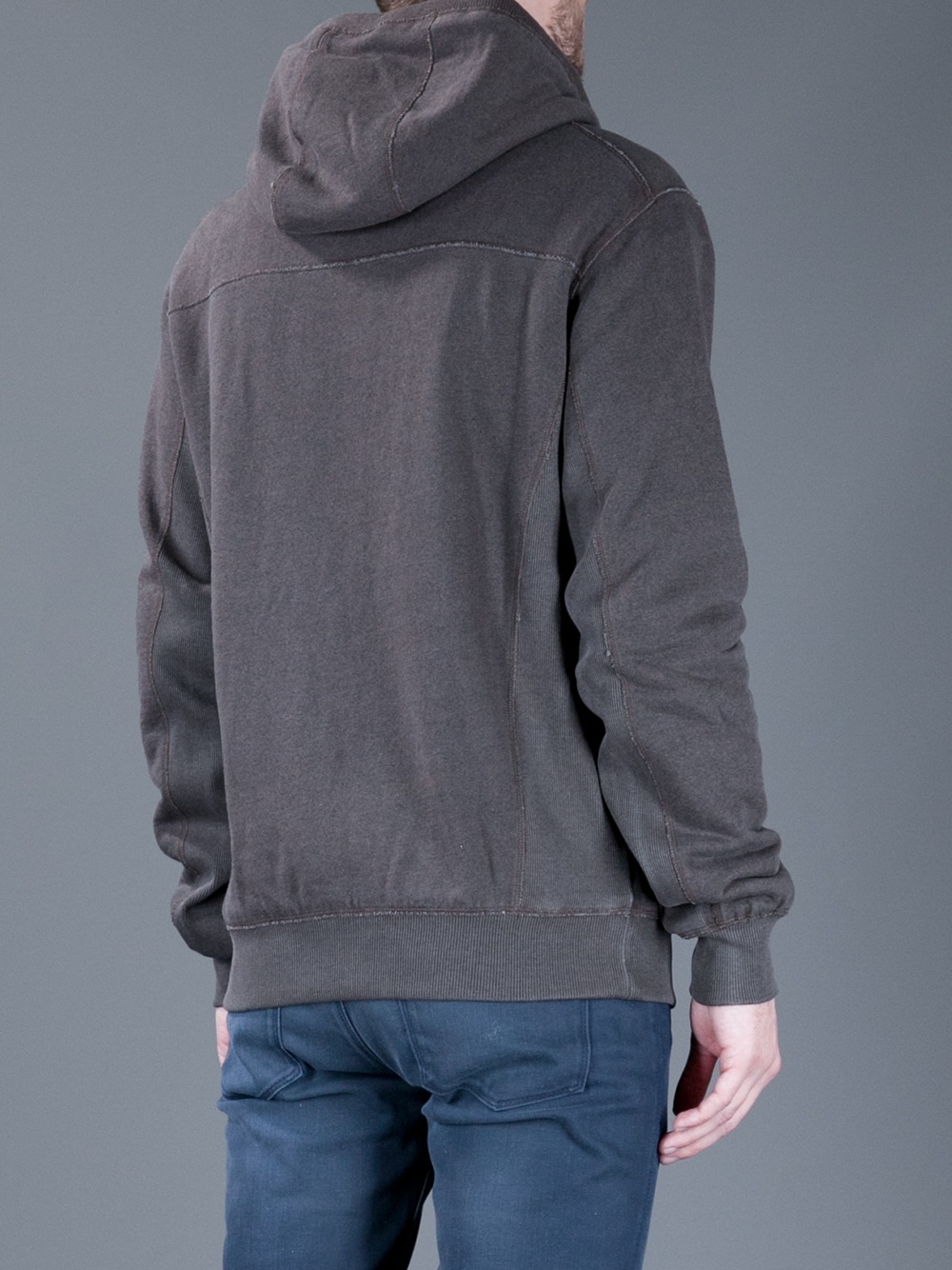hoodie button down