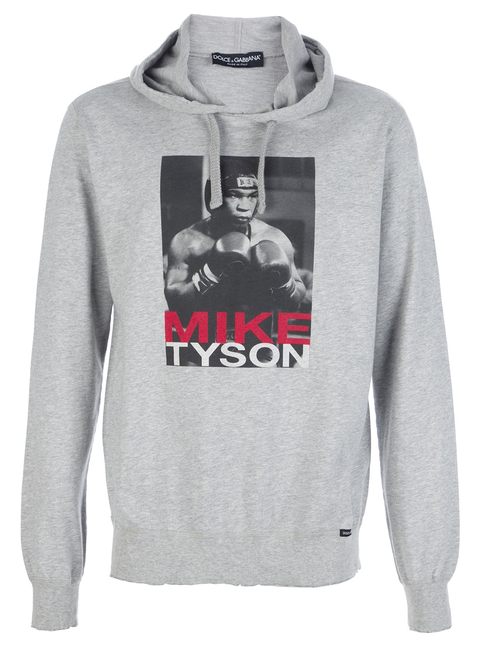 Dolce & Gabbana Mike Tyson Hooded Sweatshirt in Grey (Gray) for Men - Lyst