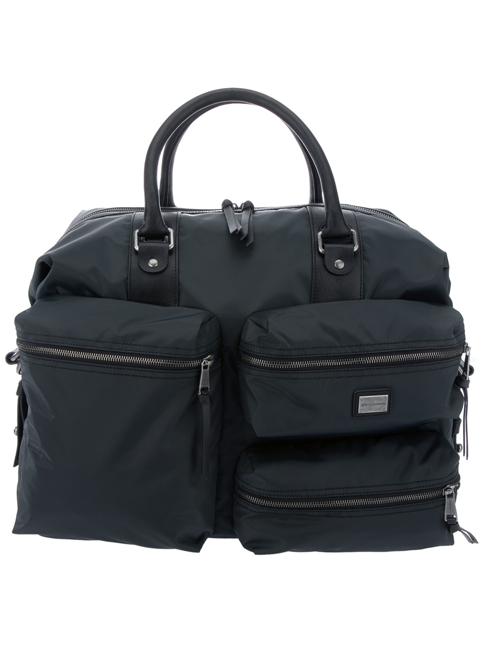 Dolce & Gabbana Pocketed Travel Bag in Grey (Gray) for Men Lyst