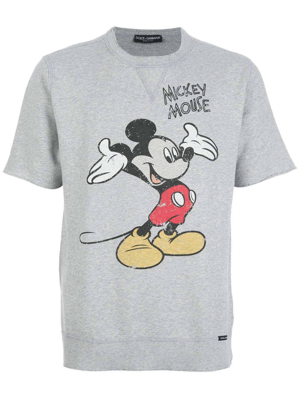 Dolce \u0026 Gabbana Mickey Mouse Print T 