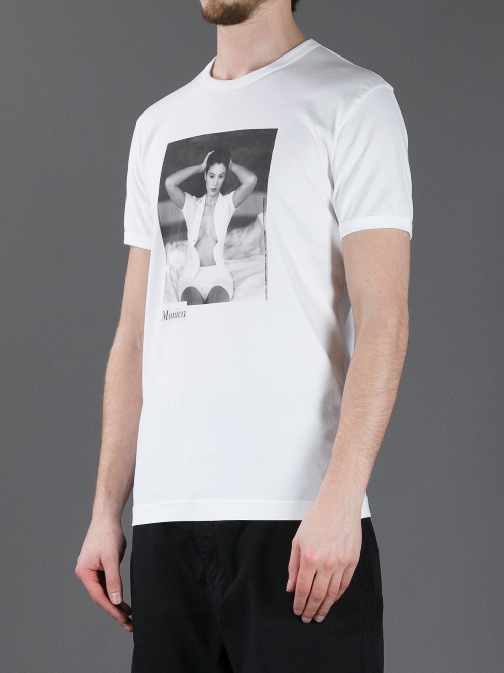 Dolce & Gabbana Monica Bellucci Print T-shirt in White for Men | Lyst