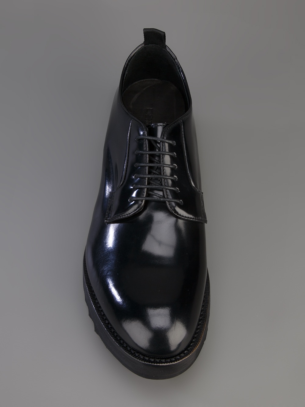 DSquared² Corrugated Sole Derby Shoe in Black for Men - Lyst