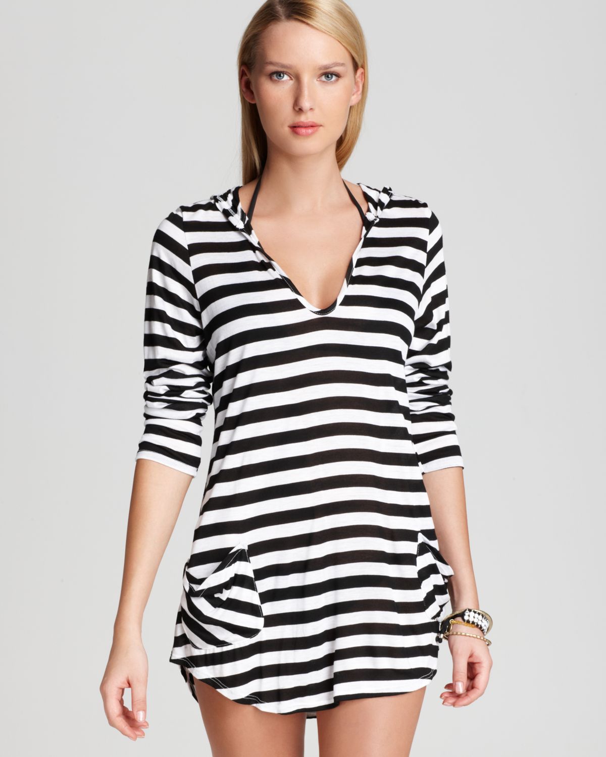 hooded swimsuit cover up