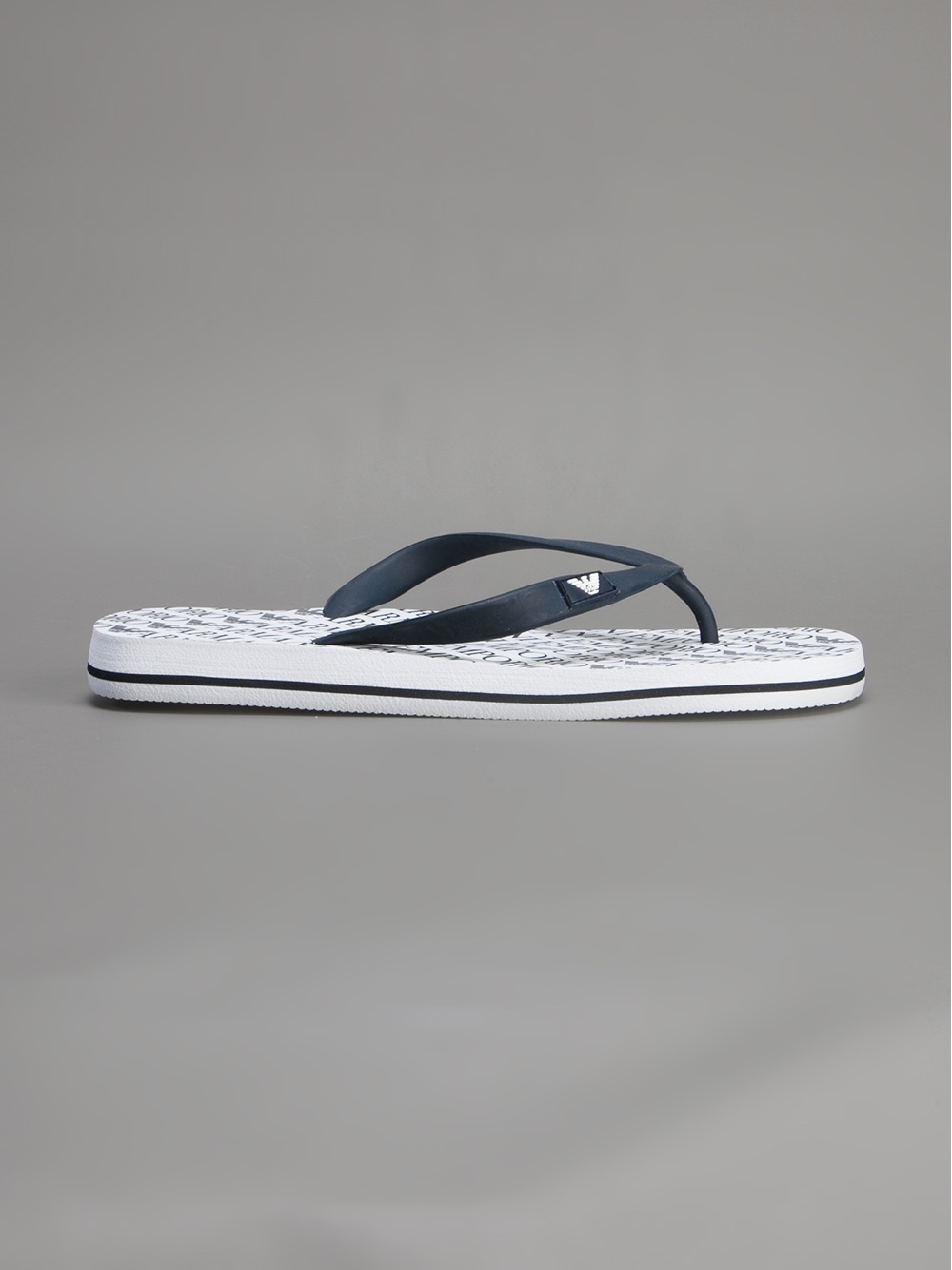 Emporio Armani Infradito Flip Flop in White for Men Lyst