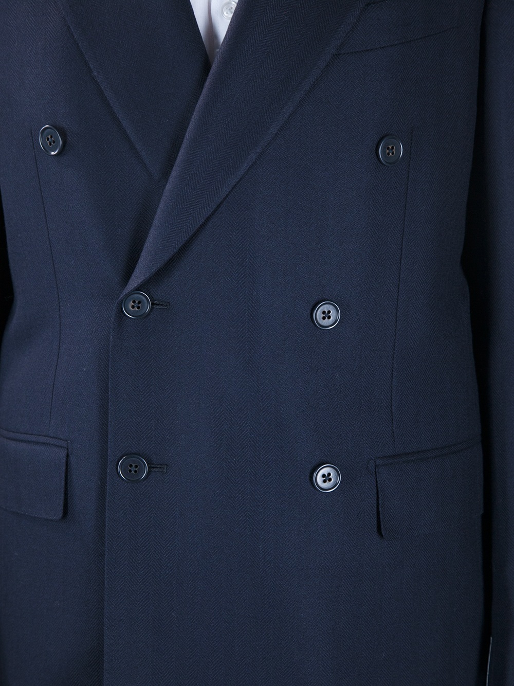 Ermenegildo Zegna Double Breasted Suit in Blue for Men - Lyst