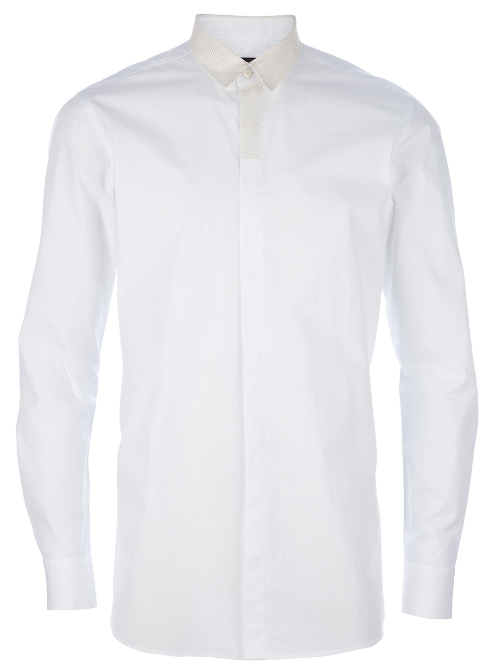 Mens Shirts Fendi Shirts Fendi Cotton Shirt in White for Men 
