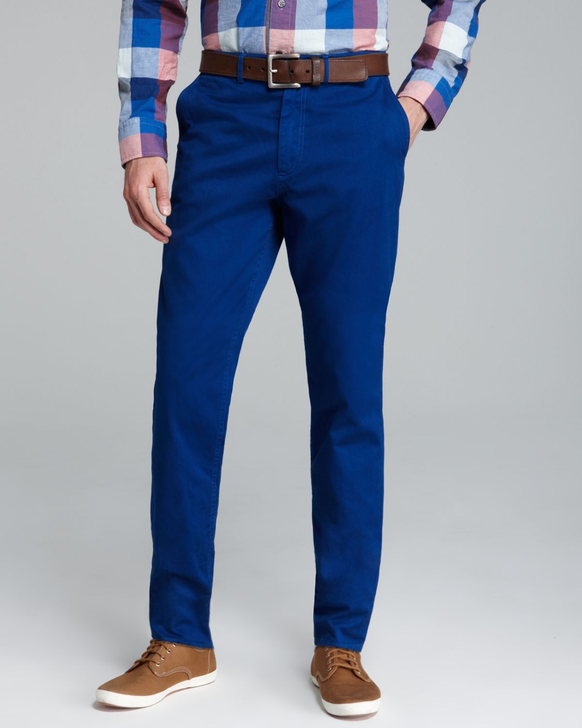 chino pants blue