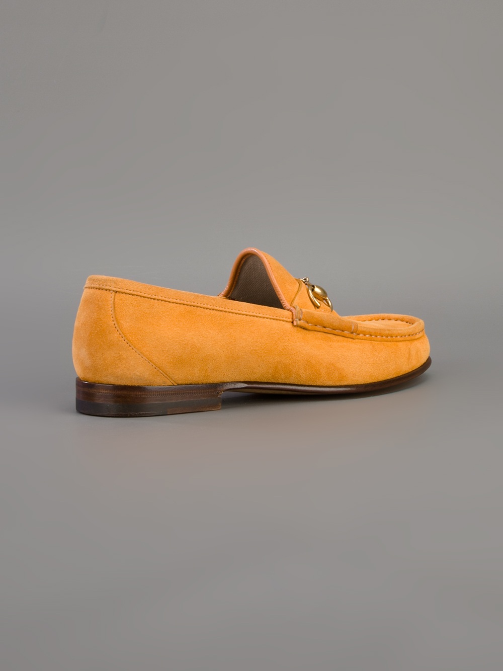 Gucci Suede Loafers in Orange for Men | Lyst display picture 2