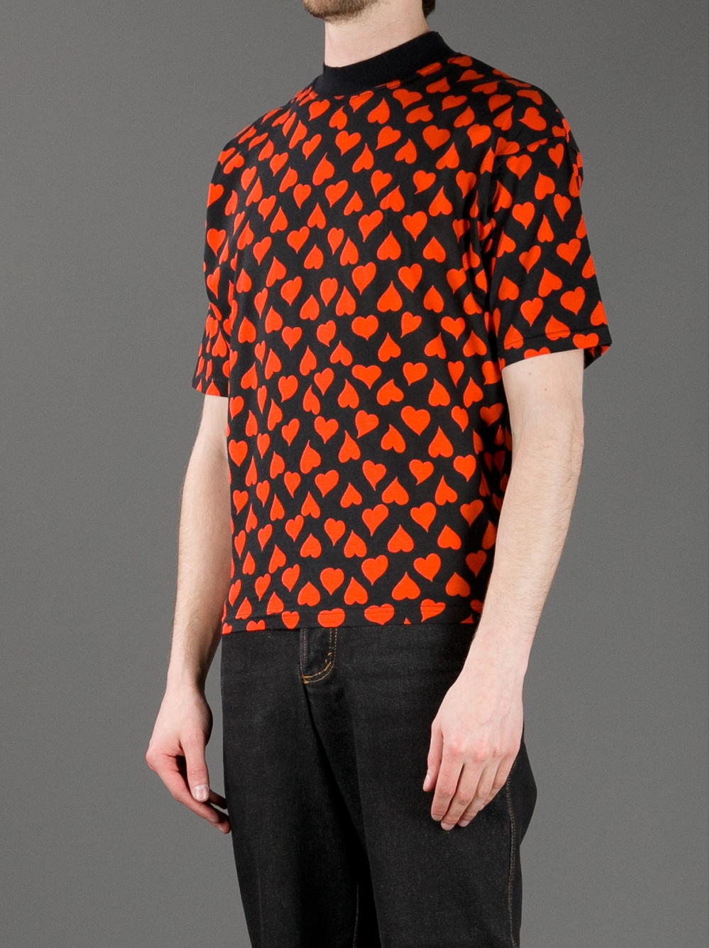 Jean Paul Gaultier Heart Print T-shirt 